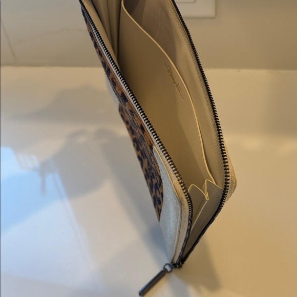 Women’s Philip Lim 3.1 Leopard Print Clutch with Cream Accents - Picture 4 of 7